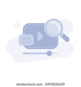 Video Not Found UI Illustration