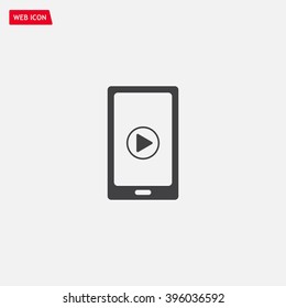 Video on mobile devices. EPS10 vector illustration
