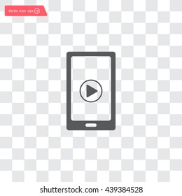 Video on mobile devices. EPS10 vector illustration