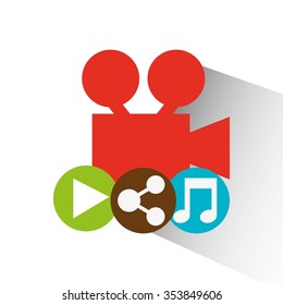 video online design, vector illustration eps10 graphic 