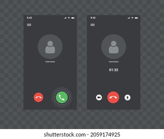 Interfaz de usuario de chat por teléfono de vídeo, videollamadas a través de una interfaz de usuario práctica