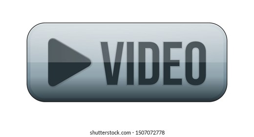 Video Play Arrow button sign illustration