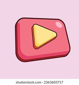 Video Play Button Concept Vector Illustration