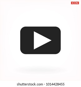 Video play button icon