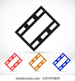 Video play button icon