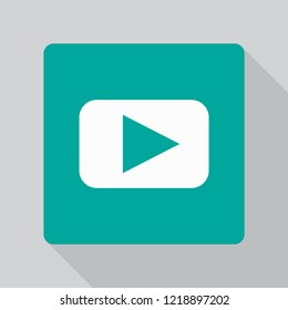 Video play button icon