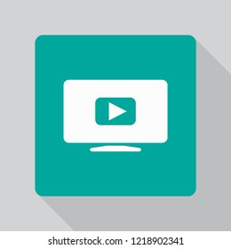 Video play button icon