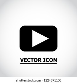 Video play button icon