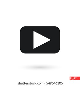 Video play button icon