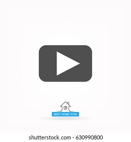 Video play button icon