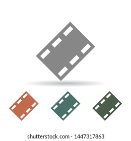 Video play button icon . Lorem Ipsum Illustration design
