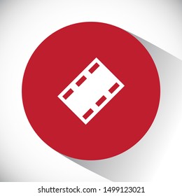 Video play button icon . Lorem Ipsum Illustration design