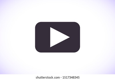 Video play button icon . Lorem Ipsum Illustration design