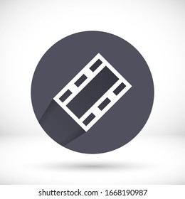Video play button icon . Lorem Ipsum Illustration design