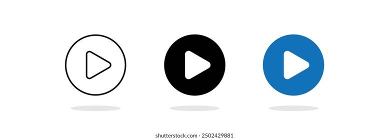 Video Juego de Botón Video conjunto de iconos. Juego de signos de Botón aislados. Adelante siguiente Vector de signo de Clip sobre fondo blanco eps 10.