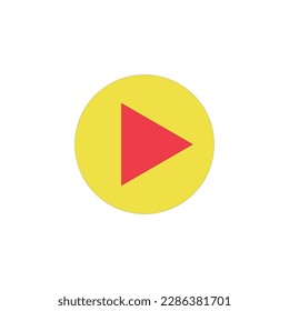 Video play button icon vector illustration