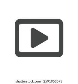A Video Play Button, Symbolizing Video Advertisements and Digital Marketing