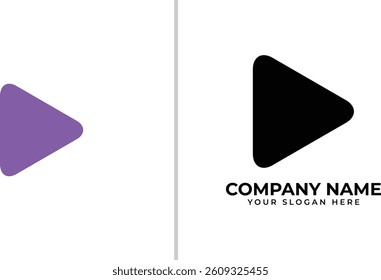 video play button with vector file