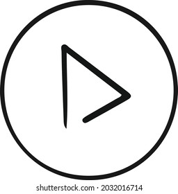 video Play button vector icon 

