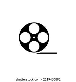 Video, Play, Film, Player, Movie Solid Icon Vector Illustration Logo Template. Suitable For Many Purposes.