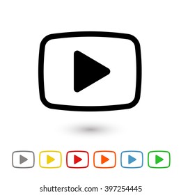 Video play icon