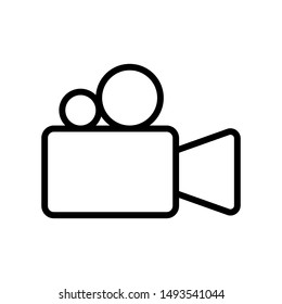 Video play icon design templates, movie icon vector