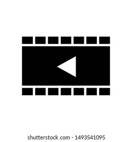 Video play icon design templates, movie icon vector