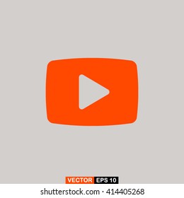 video  play icon. One of set web icons
