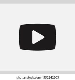 video  play icon. One of set web icons