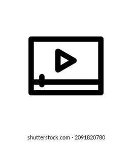 video play icon vector element