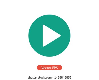 Video play, icon vector illustration EPS10