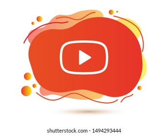 Video play, icon vector illustration EPS10