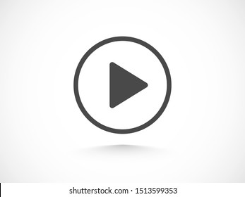 Video play, icon vector illustration EPS10