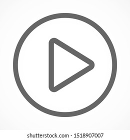 Video play, icon vector illustration EPS10