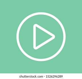 Video play, icon vector illustration EPS10
