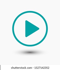 Video play, icon vector illustration EPS10