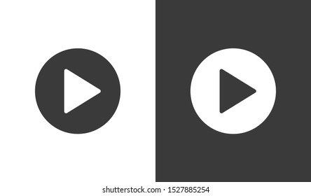 Video play, icon vector illustration EPS10