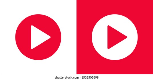 Video play, icon vector illustration EPS10