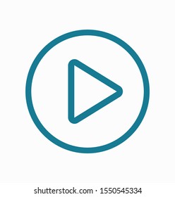 Video play, icon vector illustration EPS10