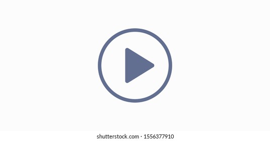 Video play, icon vector illustration EPS10