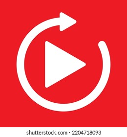 video play icon vector illustration