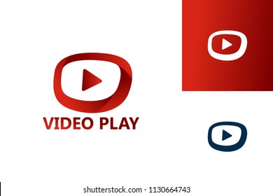 Video Play Logo Template Design Vector, Emblem, Design Concept, Creative Symbol, Icon