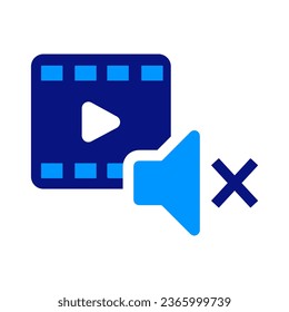 Video, play and mute. Video player sound. Video Splitter and Trim Videos. Clapperboard. Movie Play Button