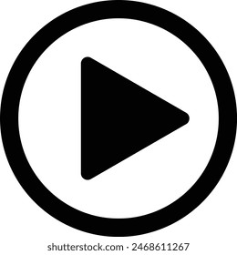 Video Play sign, Play button icons, Play icon, Play video symbol