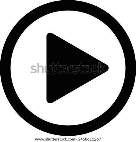 Video Play sign, Play button icons, Play icon, Play video symbol