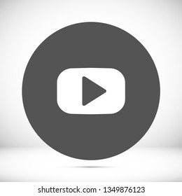 video play vector eps 10 icon