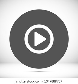 video play vector eps 10 icon