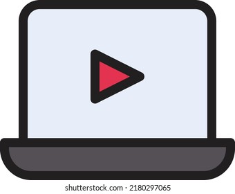 video play Vector illustration on a transparent background.Premium quality symmbols.Stroke vector icon for concept and graphic design.