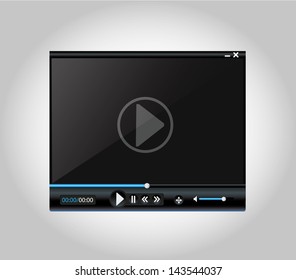 Video Player Blue