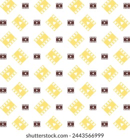 Video Player charming trendy colored repeating pattern vector illustration cool design